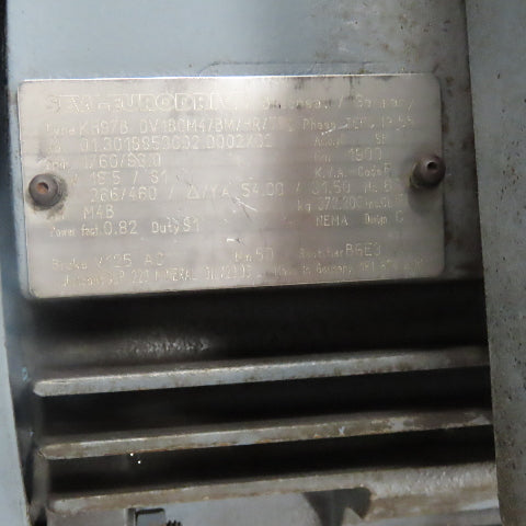 Sew KH97B 18.96:1 93RPM Output 1760RPM Rear Shaft 18.5kW 266/460V Gear Motor
