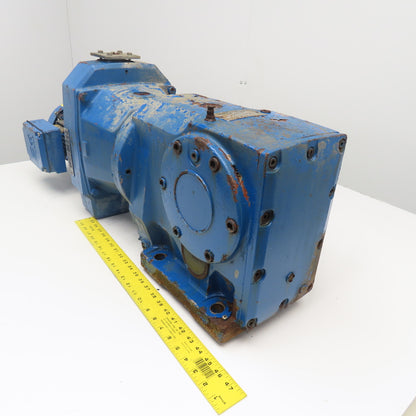 Sew 107.31:1 Ratio 3Hp 2 Speed Gear Motor Varimot Drive 3.8/18RPM Output