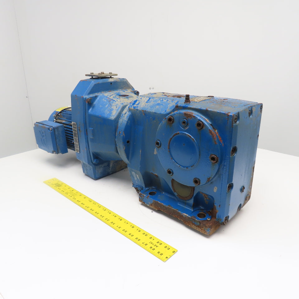 Sew 107.31:1 Ratio 3Hp 2 Speed Gear Motor Varimot Drive 3.8/18RPM Output