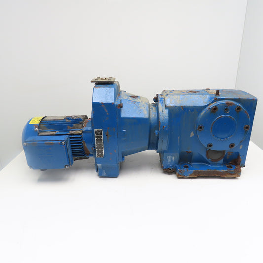 Sew 107.31:1 Ratio 3Hp 2 Speed Gear Motor Varimot Drive 3.8/18RPM Output
