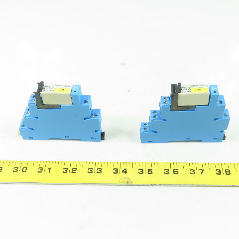 Finder 93.02.7.024 8-pin Relay Socket Din Rail 250V 10A Lot of 2