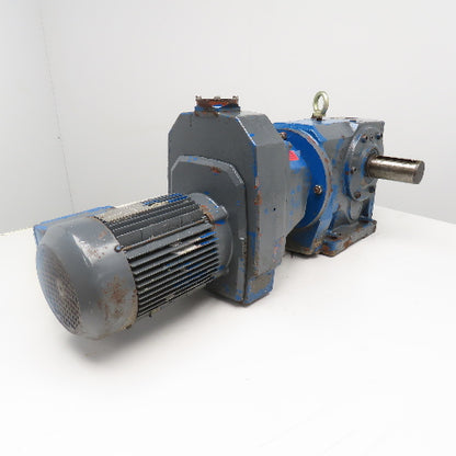 Sew 107.31:1 Ratio 3Hp 2 Speed Gear Motor Varimot Drive 3.8/18RPM Output