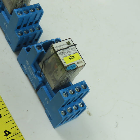 Finder 94.84.2 14-Pin Relay Socket 24VDC Lot Of 4