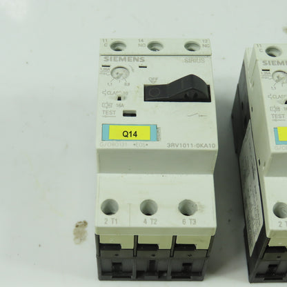 3RV1011-0KA10 690V 3R Circuit Breaker 0.9-1.25A Lot Of 4