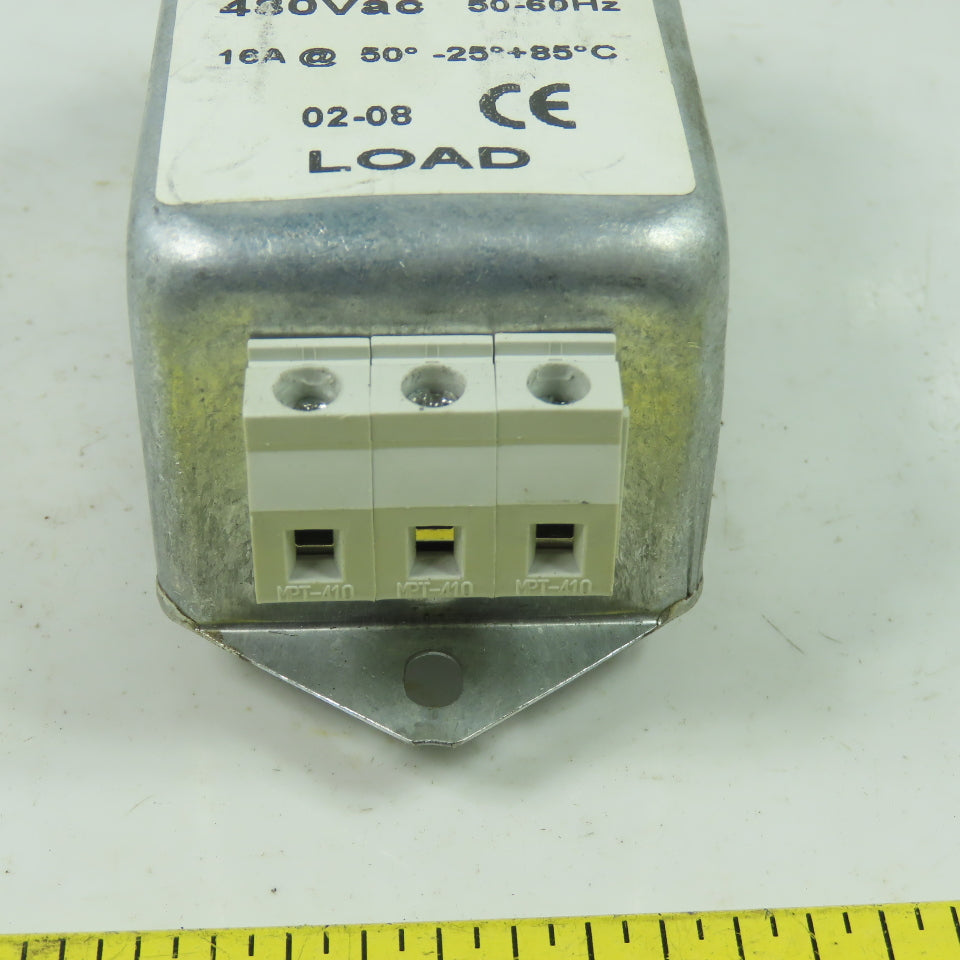 FL1820.16A 480VAC Line Filter 50/60Hz 16A