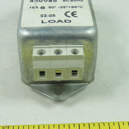 FL1820.16A 480VAC Line Filter 50/60Hz 16A