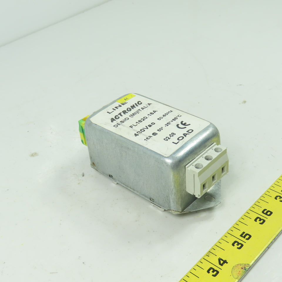 FL1820.16A 480VAC Line Filter 50/60Hz 16A