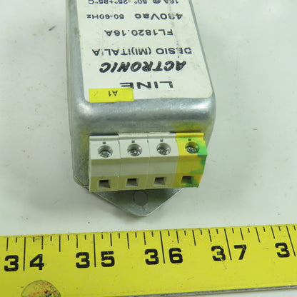 FL1820.16A 480VAC Line Filter 50/60Hz 16A