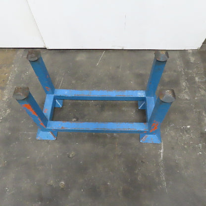 30" x 14" x 14" Deep Portable Steel Stacking Bar Pipe Tube Storage Rack Lot Of 5