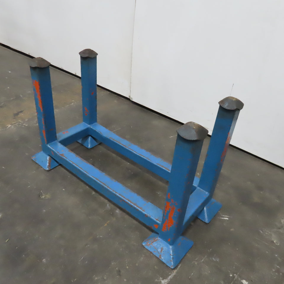 30" x 14" x 14" Deep Portable Steel Stacking Bar Pipe Tube Storage Rack Lot Of 5