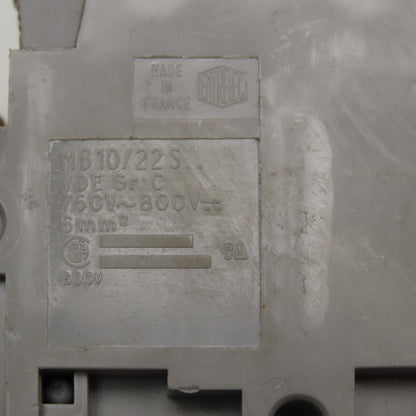Entrelec MB10/22S 750-800V AC/DC Fuse Holder Lot Of 19