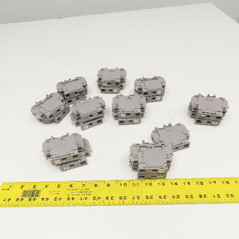 Entrelec MB10/22S 750-800V AC/DC Fuse Holder Lot Of 19
