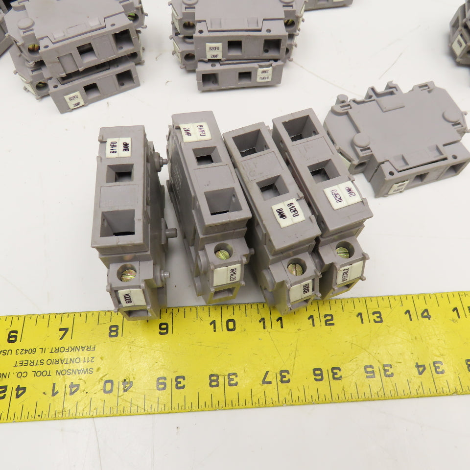 Entrelec MB10/22S 750-800V AC/DC Fuse Holder Lot Of 19