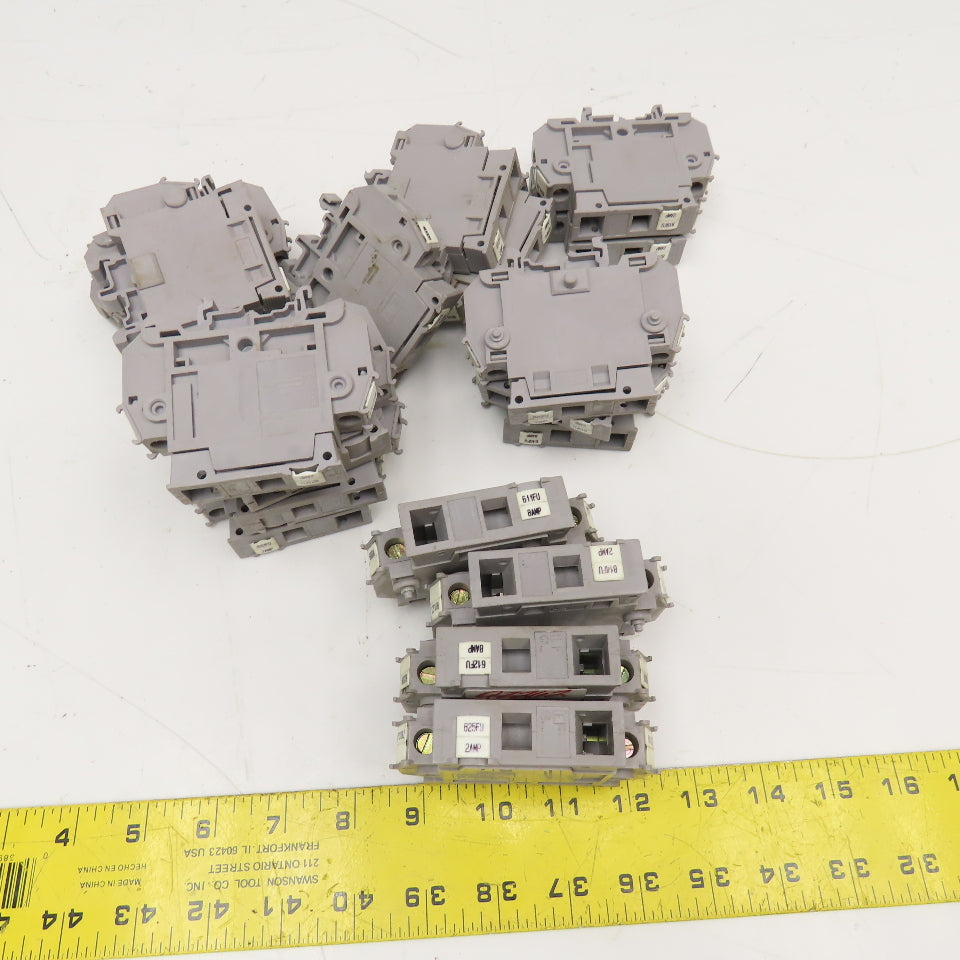 Entrelec MB10/22S 750-800V AC/DC Fuse Holder Lot Of 19