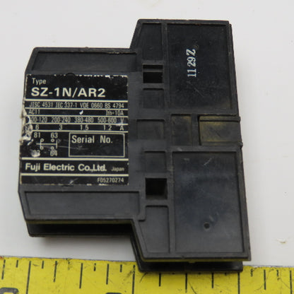Fuji Electric SZ-1N/AR2 Auxiliary Contact Lot Of 3