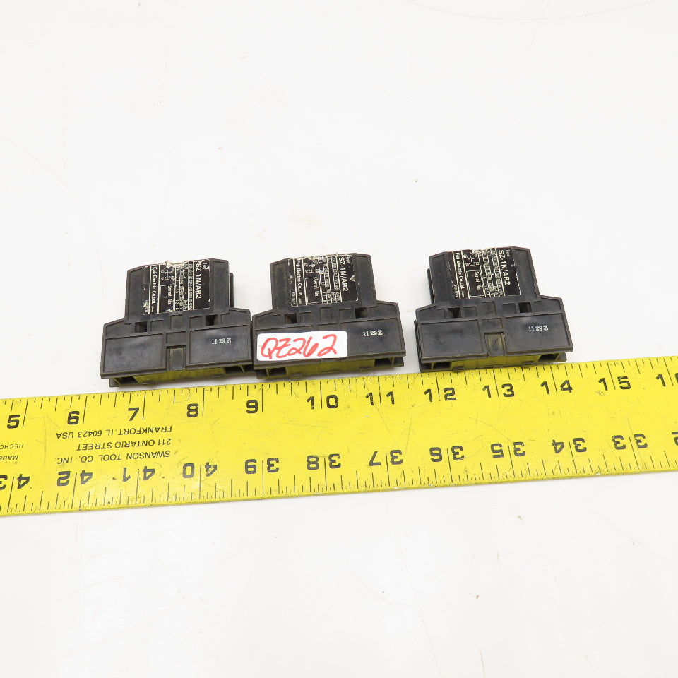 Fuji Electric SZ-1N/AR2 Auxiliary Contact Lot Of 3