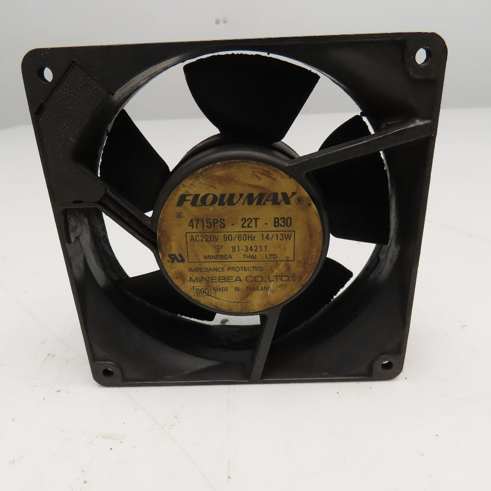 Minebea 4715PS-22T-B30 Flowmax Industrial Cabinet Cooling Fan 220V 1Ph