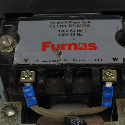 Furnas 40JB32AF Size 4 Contactor 600V 135A Max 120V Coil