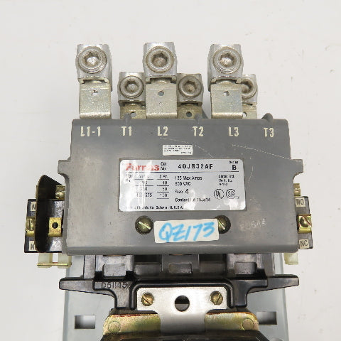 Furnas 40JB32AF Size 4 Contactor 600V 135A Max 120V Coil