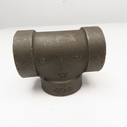 Anvil 1" NPT 300WSP Thick Walled Black Pipe TEE
