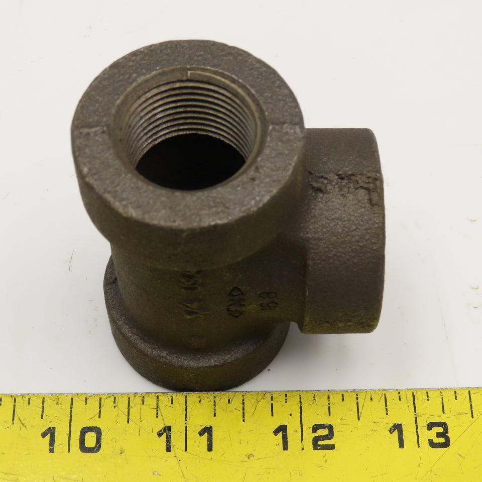 Anvil 3/4" NPT 300WSP Thick Walled Black Pipe TEE