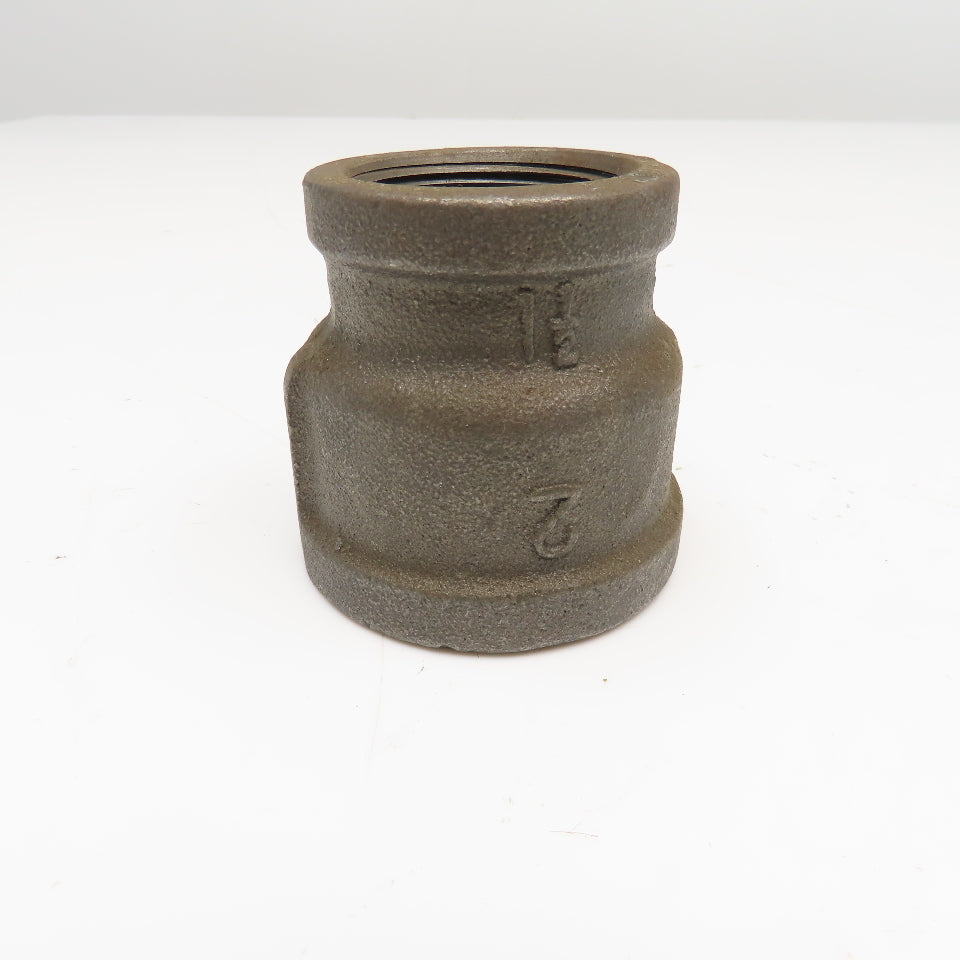 2" x 1-1/2" NPT 300WSP Thick Walled Black Pipe Reducer Union