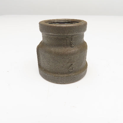 2" x 1-1/2" NPT 300WSP Thick Walled Black Pipe Reducer Union