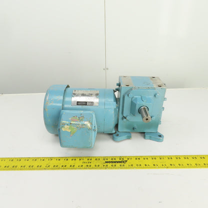 Dresser 4D 9135 XA 3/4HP Right Hand Gear Reducer 49RPM Output 230/460V 3PH