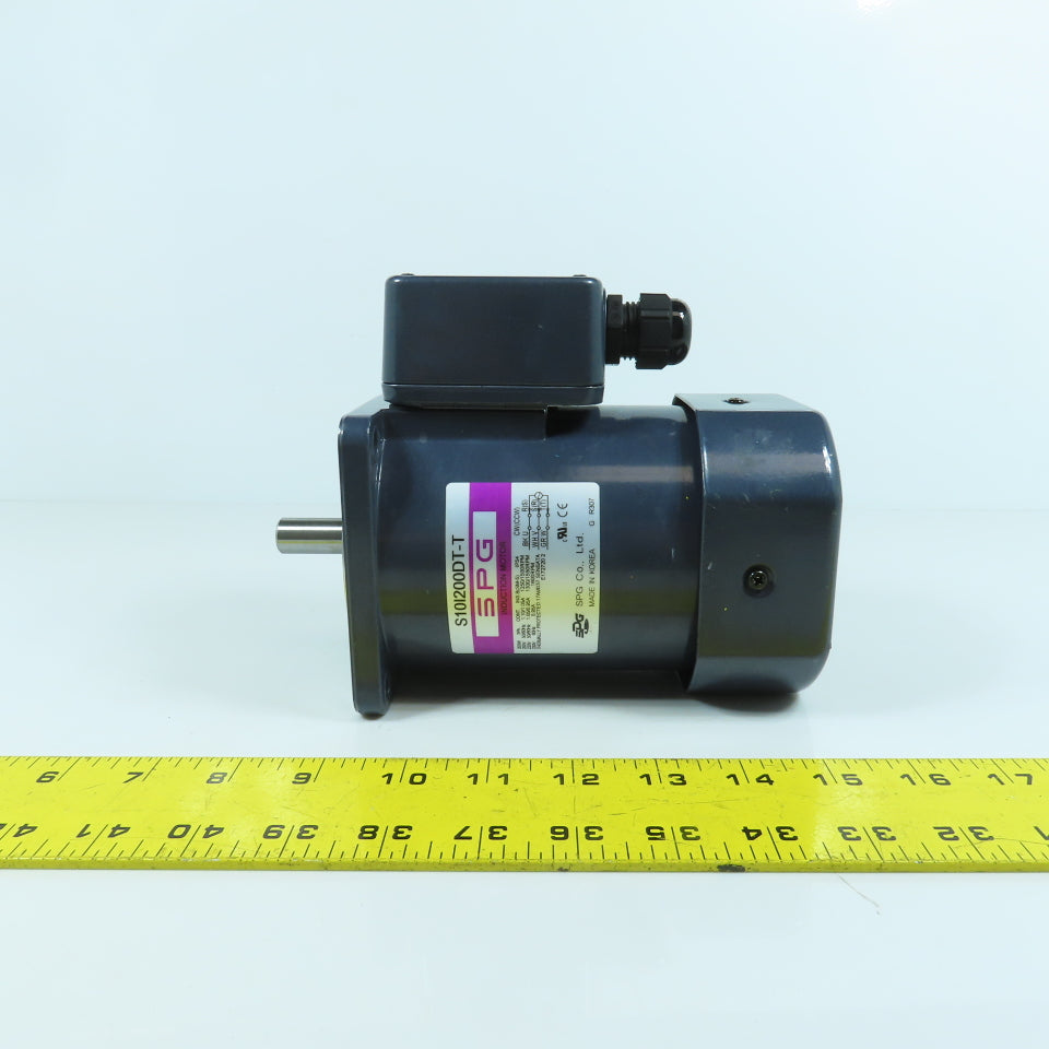 SPG S10I200DT-T 200W Induction Motor 1600RPM 230V 3PH 0.95A Tested