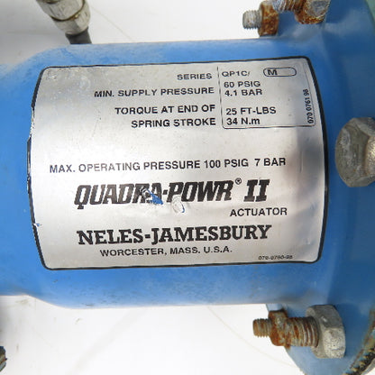 Neles-Jamesbury QP1C 1/2" Stainless Steel Valve Pneumatic Actuator NE724