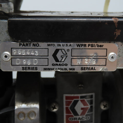 Graco 235937 Husky 307 Pneumatic Diaphragm Paint Pump 7-27GPM