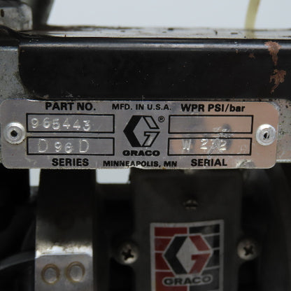 Graco 235937 Husky 307 Pneumatic Diaphragm Paint Pump 7-27GPM