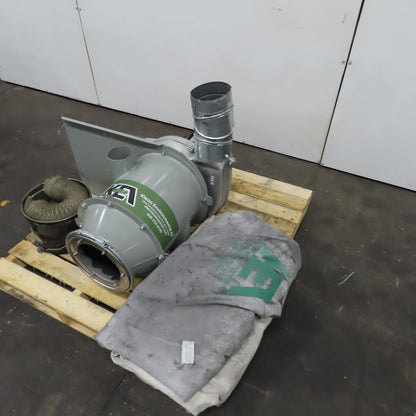 KEA 2215 1.5HP 850CFM Pedestal Mount Dust Collector W/ Bags 208-230/460V 3PH