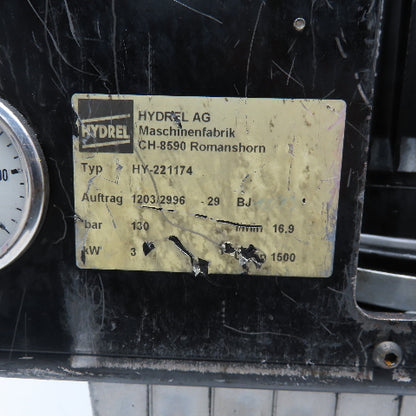 Girmatic HY-221174 3.5kW 1720RPM 220-480V Hydraulic Pump 16.9l/min 20L Tank