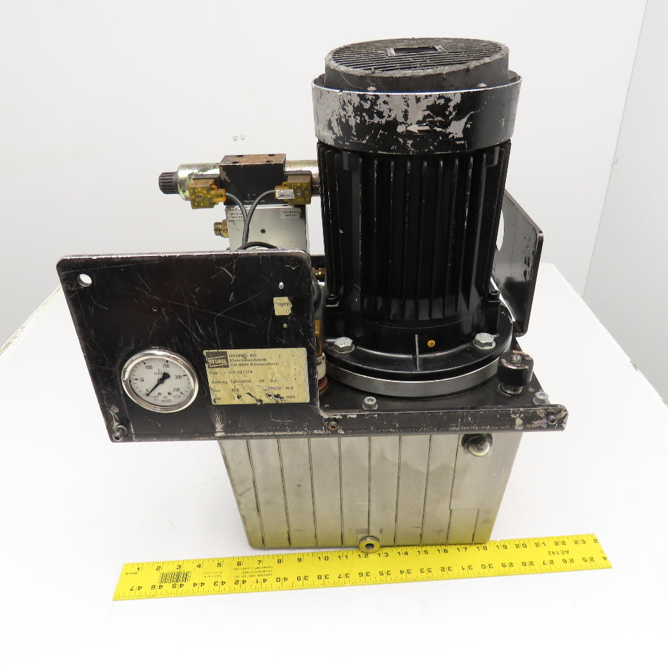 Girmatic HY-221174 3.5kW 1720RPM 220-480V Hydraulic Pump 16.9l/min 20L Tank