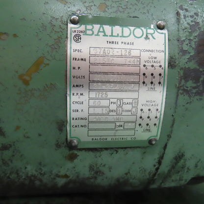 Denison T10 008 21R 10HP 35 Gallon Hydraulic Power Unit 220/440V 3PH W/ Valve