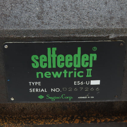 Sugino ES6-U Selfeeder Newtric II 3Hp 208-460V Drill Unit MT Taper 1740RPM