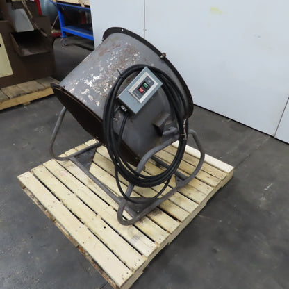 Aerovent UM-277 27" 4-Blade Tube Axial Shop Fan 3/4HP 208-230/460V 3PH W/ Cord