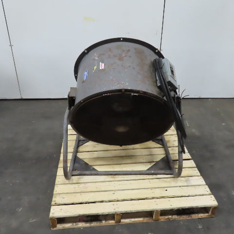 Aerovent UM-277 27" 4-Blade Tube Axial Shop Fan 3/4HP 208-230/460V 3PH W/ Cord