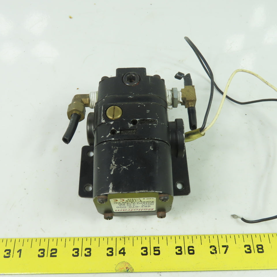 Bellofram 961-070-000 Pressure Transducer T-1000 Input: 4-20mA Output: 3-15PSI
