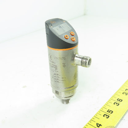 IFM PN7670 Pressure Sensor With Display 0-5800 PSI 1/4 NPT Pross. Connection