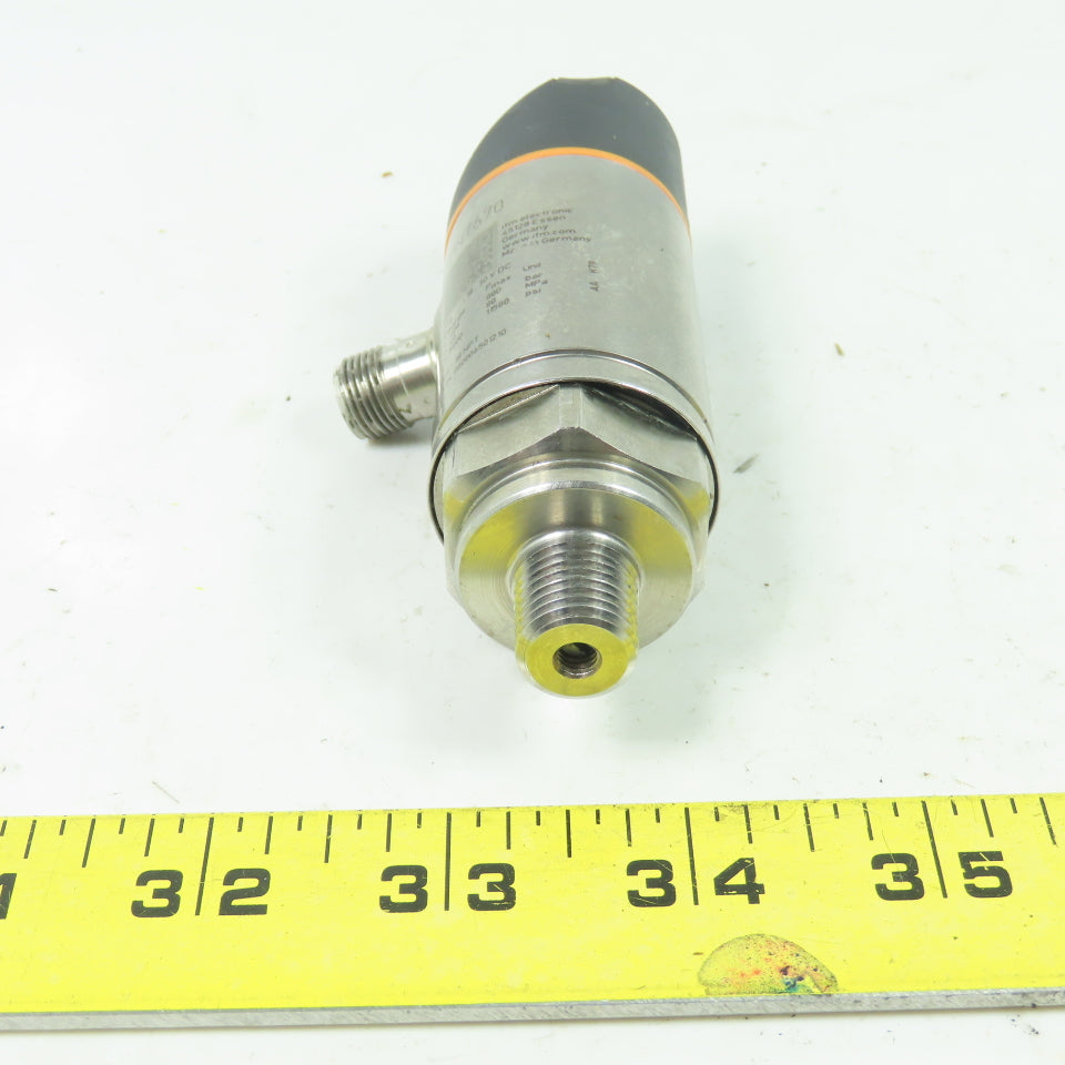 IFM PN7670 Pressure Sensor With Display 0-5800 PSI 1/4 NPT Pross. Connection