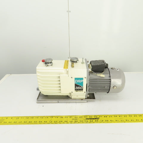 Shibaura DRP-360III 0.75kW Rotary Vacuum Pump 360 L/min 6.7x10-2 Pa 200/220V 3PH