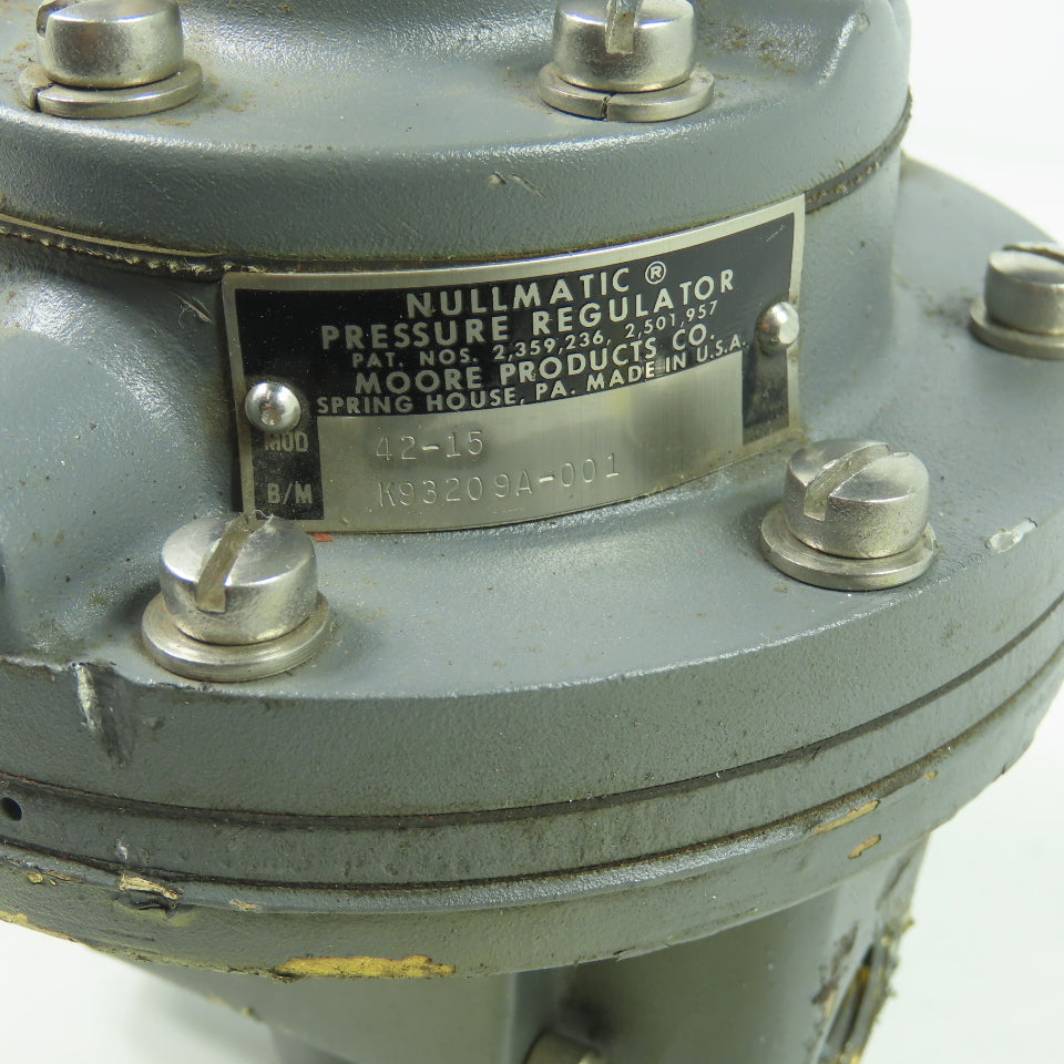 Moore 42-15 Nullmatic Pressure Regulator 1/2" NPT