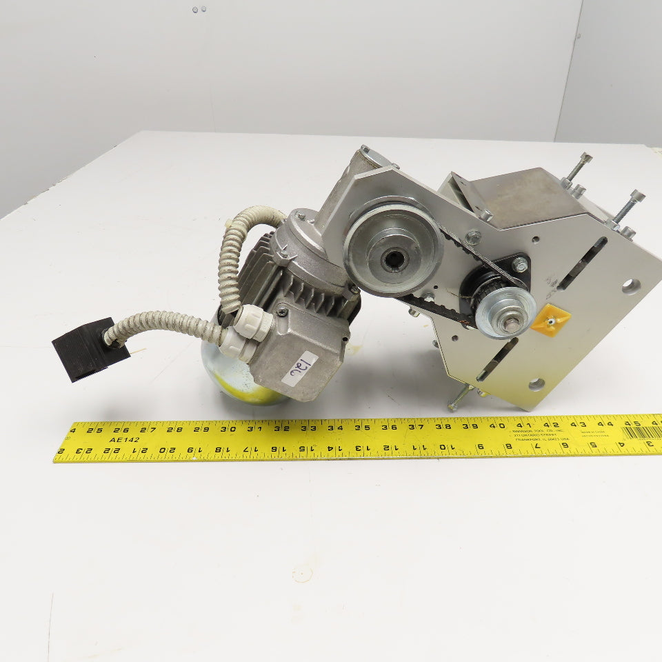 Carpanelli M56B4 3" Belt Conveyor Width Compact Drive .12Hp 3.5FPM 220/380V