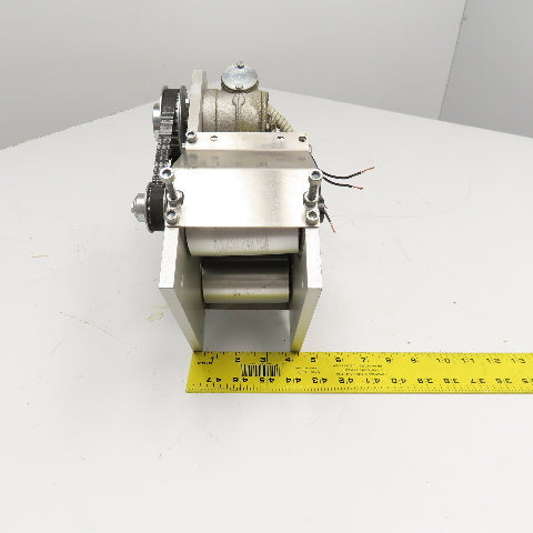 Carpanelli M56B4 3" Belt Conveyor Width Compact Drive .12Hp 3.5FPM 220/380V