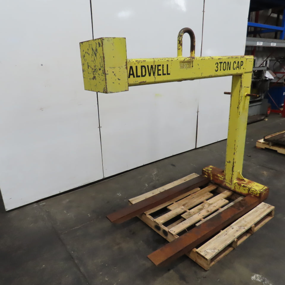 Caldwell 90-3-54 Fixed Forks Pallet Lifter 3 Ton 6000LB Cap 54" x 4-1/2" W Forks