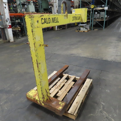 Caldwell 90-3-54 Fixed Forks Pallet Lifter 3 Ton 6000LB Cap 54" x 4-1/2" W Forks