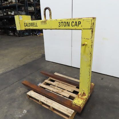 Caldwell 90-3-54 Fixed Forks Pallet Lifter 3 Ton 6000LB Cap 54" x 4-1/2" W Forks