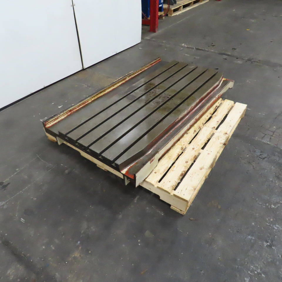 Mitsubishi 55" L x 21-1/2" W T-Slot Set Up Work Holding Jig Machine Bed Table